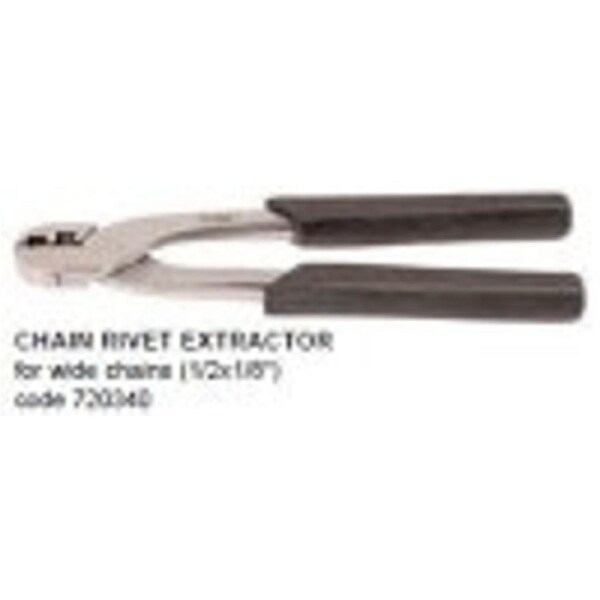 Cyclus Tools Chain Rivet Pliers Removing Wide Chains 1/2 X 1/8