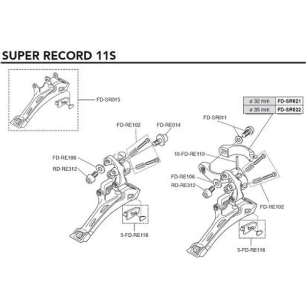 Campagnolo Cable Clamping Plate RD-SR011