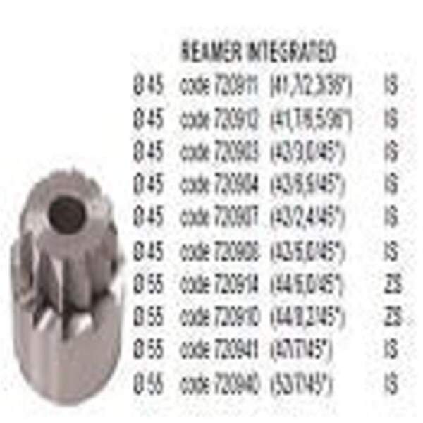 Cyclus Tools Head Tube Reamer Ihs 1 1/2" (52/7/45°), Spa