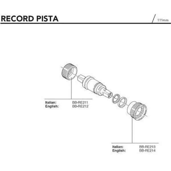 Campagnolo Rec Ita Left Fixing Cup Bb-RE211