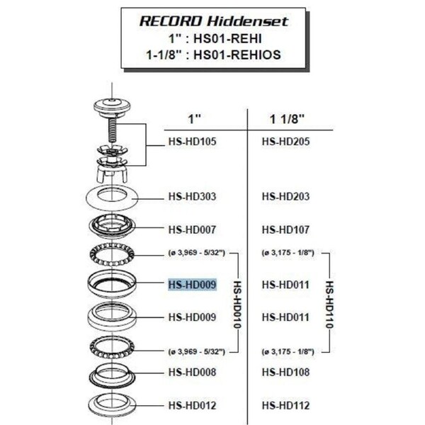 Campagnolo Headset Cup Hs-HD009