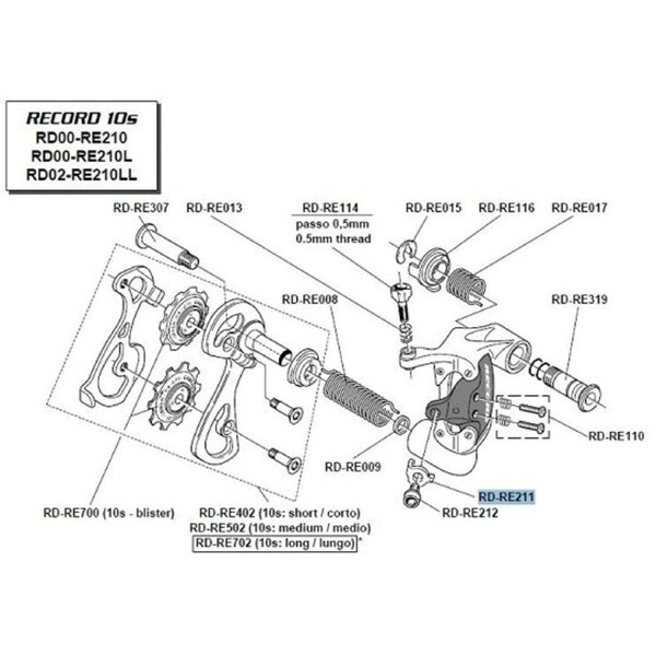 Campagnolo Cable Clamping Plate RD-RE211