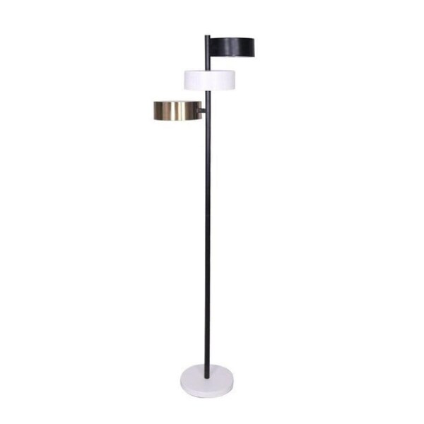 SARANTINO 3-SHADE METAL FLOOR LAMP