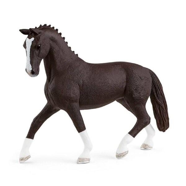 Schleich - Hanoverian Mare Black Horse Club Animal Figurine