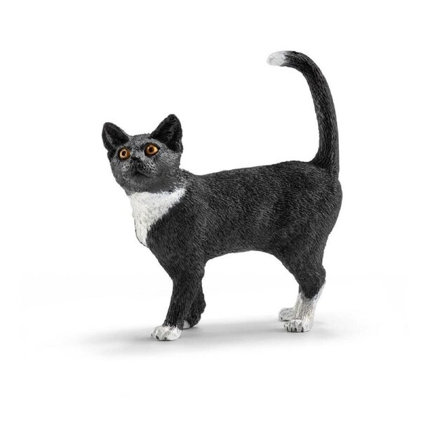 Schleich - Cat Standing Farm World Animal Figurine