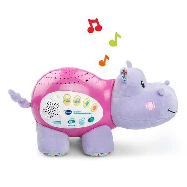 Vtech - Starlight Sounds Pink and Purple Hippo Soothing And Interactive Baby Sleep Aid