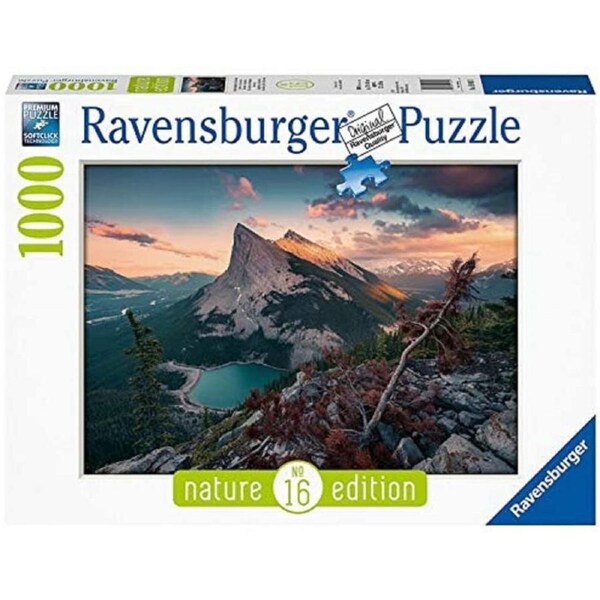 Ravensburger Puzzle 1000pc - Rugged Rocky Mountains #16 Nature Edition