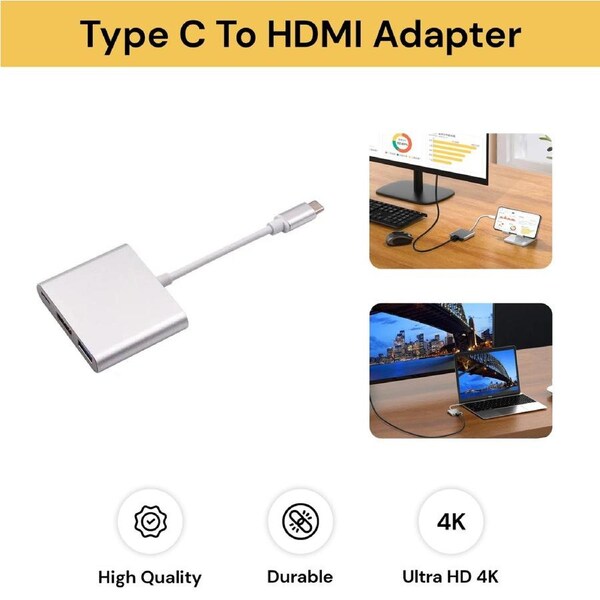 Type C To HDMI Multiport Adapter