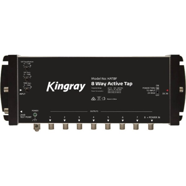 KAT8F 8 PORT ACTIVE TAP 47-2400 MHZ F31011