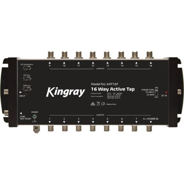 KAT16F 16 PORT ACTIVE TAP 47-2400 MHZ F31010