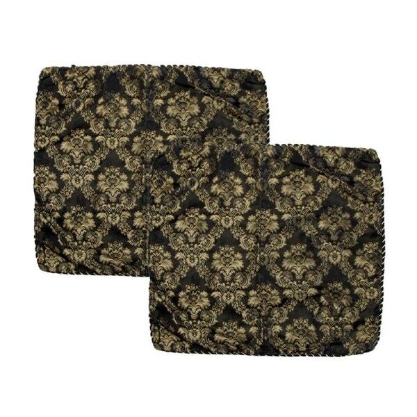 Pair of Louise Jacquard European Pillowcases 65 x 65 cm