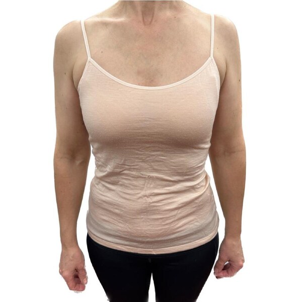 MERINO SKINS Womens Camisole Wool Thermal Underwear Top Cami Baselayer - Skin 2XL (AUS 20)