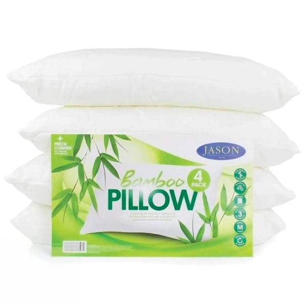 Jason 4 Pack Australian Made Bamboo Pillow