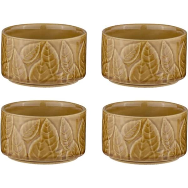 4pc Ladelle 10cm Heath Caramel Ramekin Porcelain Home/Kitchen Food/Cooking