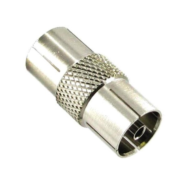 PAL Female to Female Socket TV RF Aerial Antenna Cable Connector Adaptor