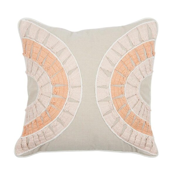 Coast To Coast Home Cameo Cotton Couch/Bed Throw Pillow/Cushion 48cm Peach/NAT