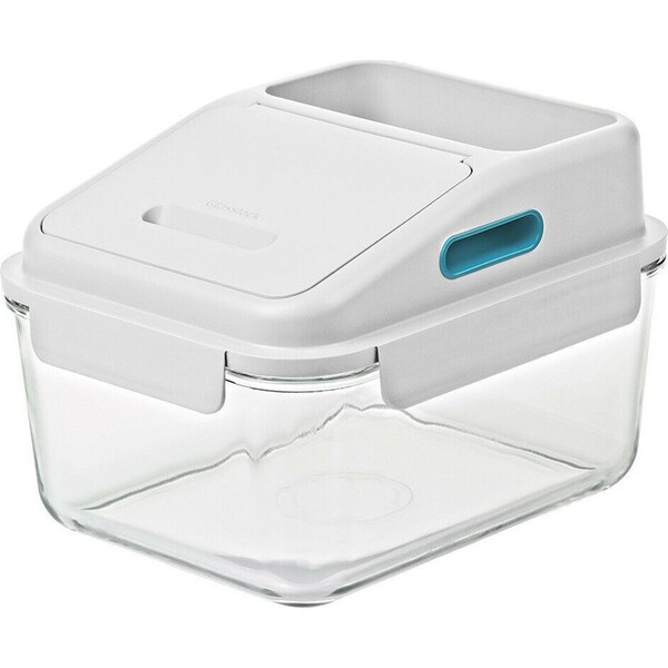 Glasslock Tempered Glass 6 Litre Large Rice Storage Container