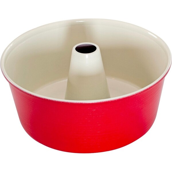 Nordic Ware Non Stick Aluminium Angel Food Cake Pan - 25.5 x 25.5 x 11.5cm - Red