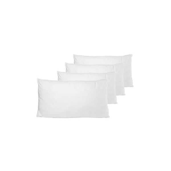 Royal Comfort Cotton Cover 233TC Microfibre Luxury Signature Hotel Pillow - 4 Pack