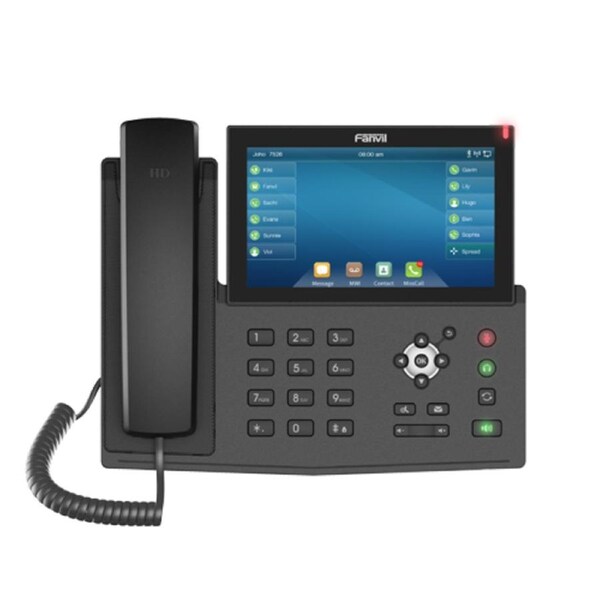 Fanvil X7 IP Phone, 7' Touch Colour Screen, Built In Bluetooth, Supports Video Calls, Upto 128 DSS Entires, 20 SIP Lines, *SBC Ready