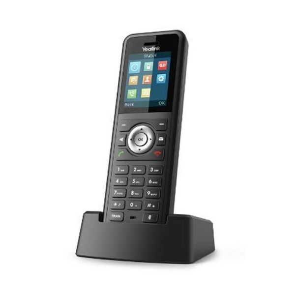 Yealink W59R Rugged DECT Handset Only, IP67, HD Audio, Bluetooth, Alarm Function, Belt Clip, Quick Charge, 1.8' TFT Colour Screen, Scratch Resistant