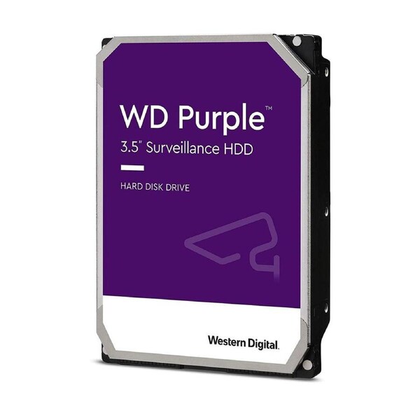 Western Digital WD Purple Pro 18TB 3.5' Surveillance HDD 7200RPM 512MB SATA3 272MB/s 550TBW 24x7 64 Cameras AV NVR DVR 2.5mil MTBF 5yrs