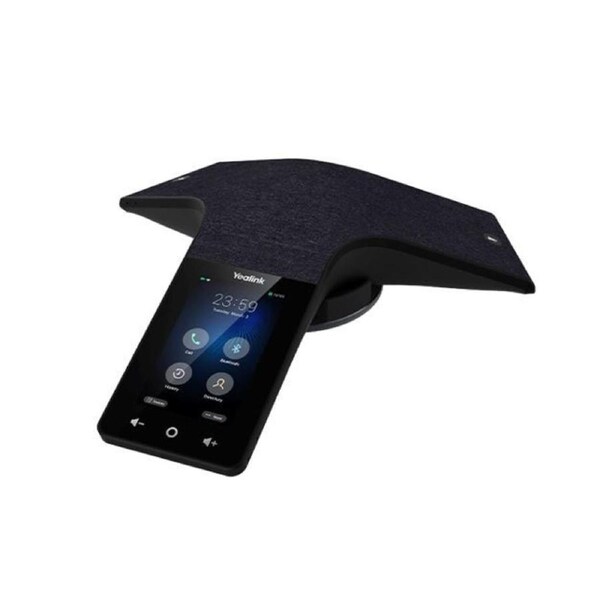 Yealink CP935W Wireless Wi-Fi Touch-Sensitive Conference Phone, 6-Microphone Array, 360 Voice Pickup, Wi-Fi Mode Support, Rechargeable Battery,BYOD