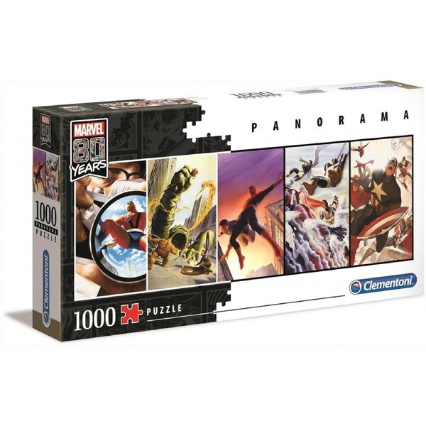 Marvel 80th Anniversary Panorama 1000 Piece Puzzle