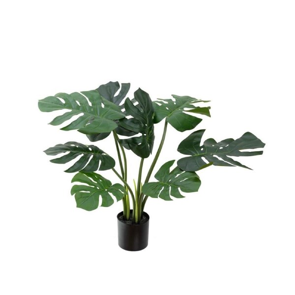 Glamorous Fusion Monstera Vine Artificial Fake Plant Decorative Arrangement 60cm Green