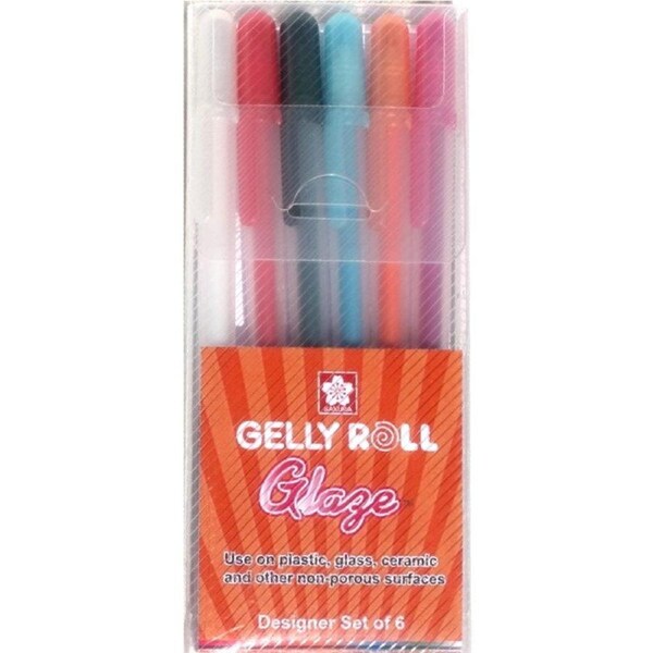 Sakura Gelly Roll Gel Pens Set - Glaze Designer - 6 pens!