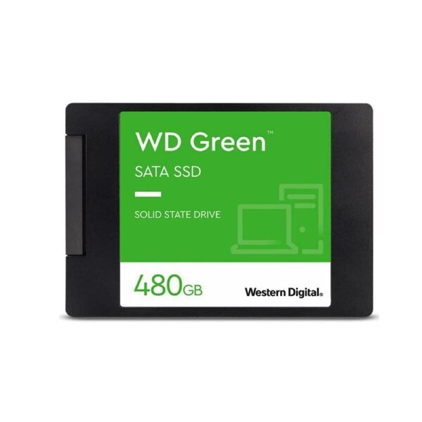 Western Digital WD Green 480GB 2.5' SATA SSD 545R/430W MB/s 80TBW 3D NAND 7mm 3 Years Warranty