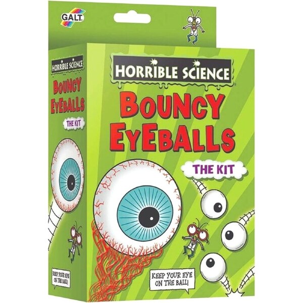 Galt Horrible Science Bouncy Eyeballs Kids Experiment DIY Craft Toy Playing Kit