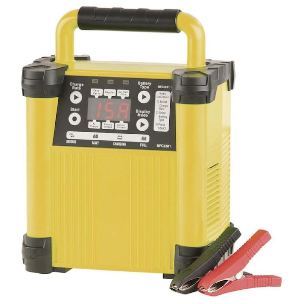 POWERTECH Intelligent 6V/12V/24V 15A Battery Charger