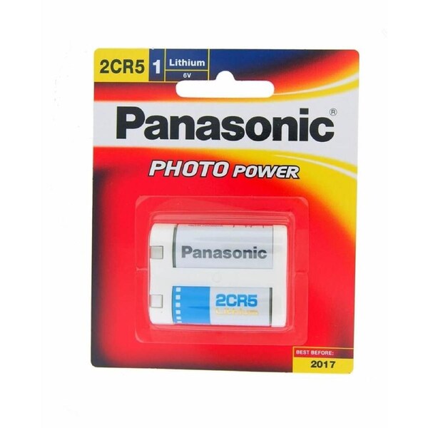 Panasonic 2CR5 6V Lithium Battery