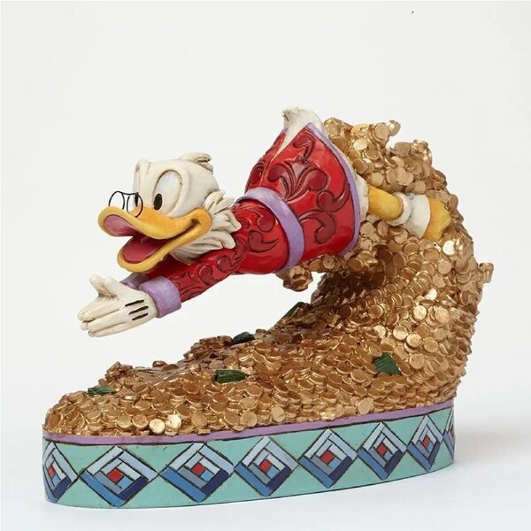 Jim Shore Disney Traditions - Scrooge McDuck Treasure Dive Figurine