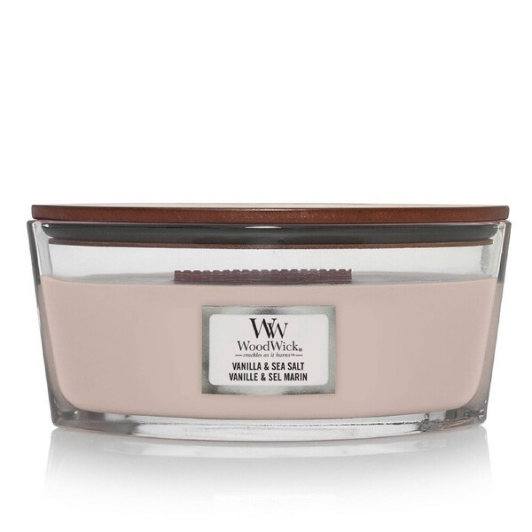 WoodWick Candle - Ellipse Vanilla & Sea Salt