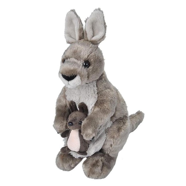Wild Republic Cuddlekins - Kangaroo With Joey 12inch