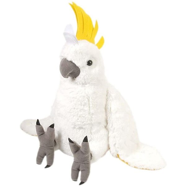 Wild Republic Cuddlekins - Sulphur Crested Cockatoo 12inch