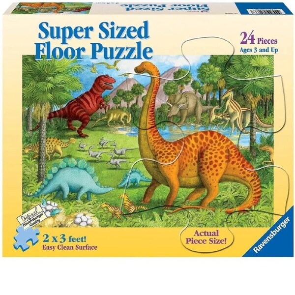 Ravensburger Puzzle 24pc - Dinosaur Pals Supersize Puzzle