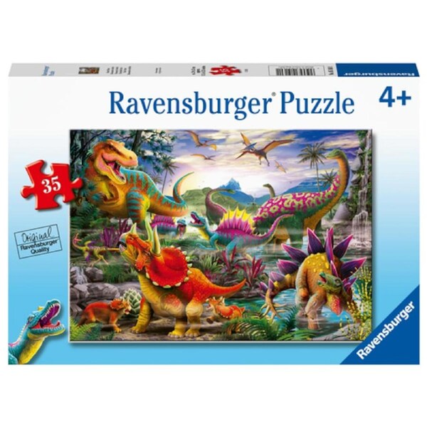 Ravensburger Puzzle 35pc - T-Rex Terror