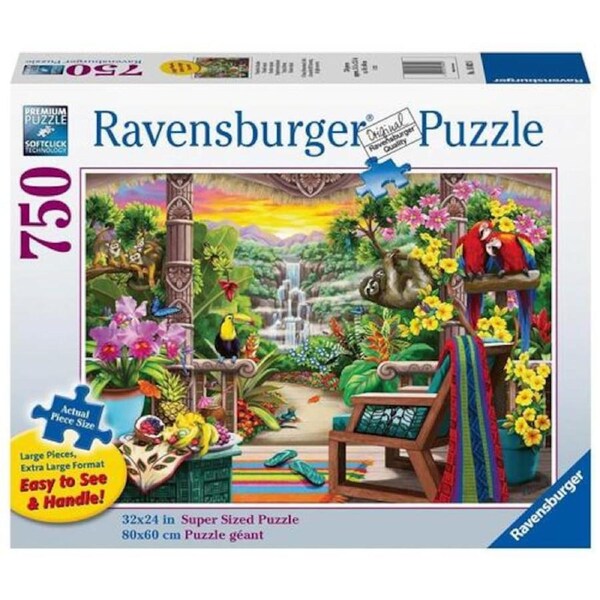 Ravensburger Puzzle 750pc Large Format - Tropical Retreat
