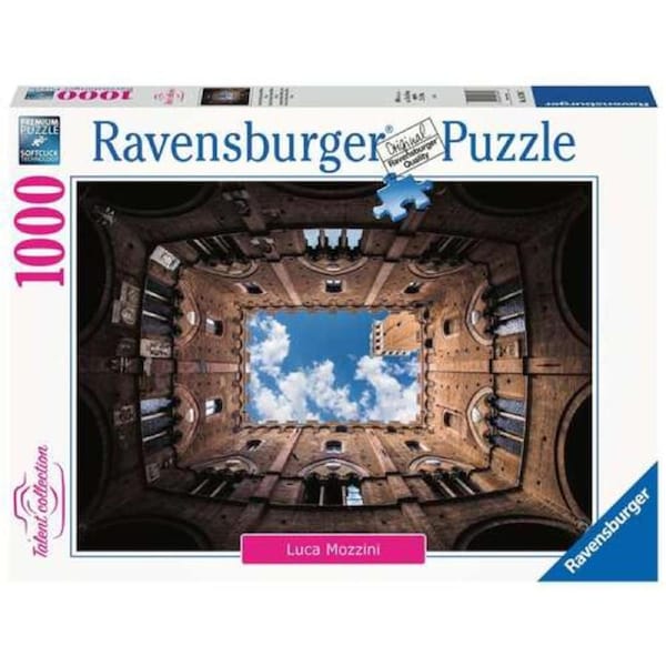 Ravensburger Puzzle 1000pc - Courtyard Palazzo Pubblico Siena