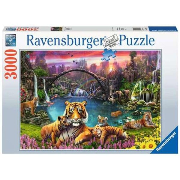 Ravensburger Puzzle 3000pc - Tigers in Paradise