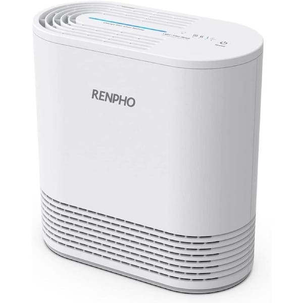 RENPHO Air Purifier for Bedroom, Portable Air Cleaner with H13 HEPA Filter Quiet Sleep Mode 3 Speed