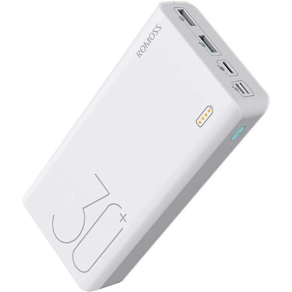ROMOSS 18W 30000mAh Power Bank, with 3 Input Ports , 3 Output Ports (Type C 3A+Micro USB 2.4A+Micro USB 2.1A)