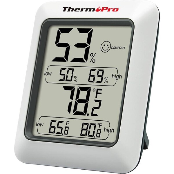 ThermoPro TP50 Digital Hygrometer Indoor Thermometer Humidity Monitor with Temperature Humidity Gauge