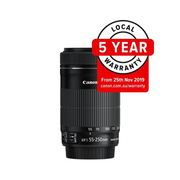 Canon EFS 55-250mm f/4-5.6 IS STM Telephoto Lens