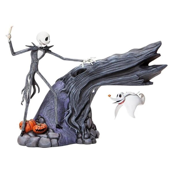 Disney Showcase Grand Jester Studios - Nightmare Before Christmas Levitation Zero & Jack