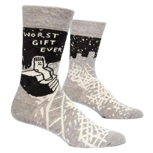 Blue Q Mens Crew Socks - Worst Gift Ever
