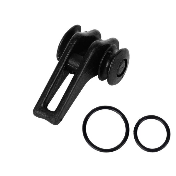 Fishing Rod Hook Keeper Holder Keepers Hooks Lure Bait Fish Pole Rubber With Rings Accessories Hanger Elastic Tackle Holders Tool Equipment Black 10X